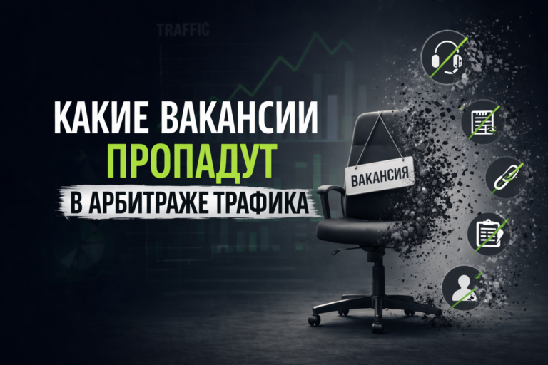 Какие вакансии пропадут в арбитраже трафика 