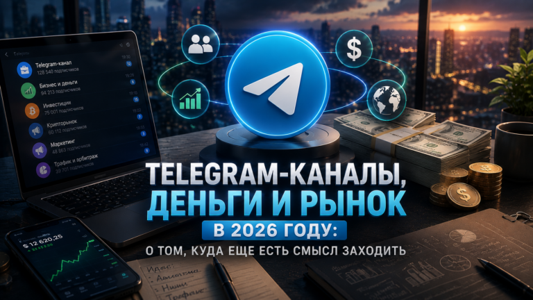 Telegram-каналы, деньги и рынок в 2026 году: о том, куда еще есть смысл заходить