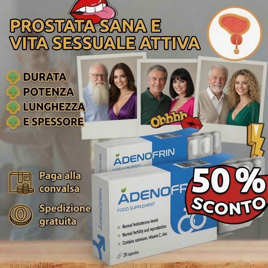 Пример товарного подхода в крео для оффера Adenofrin