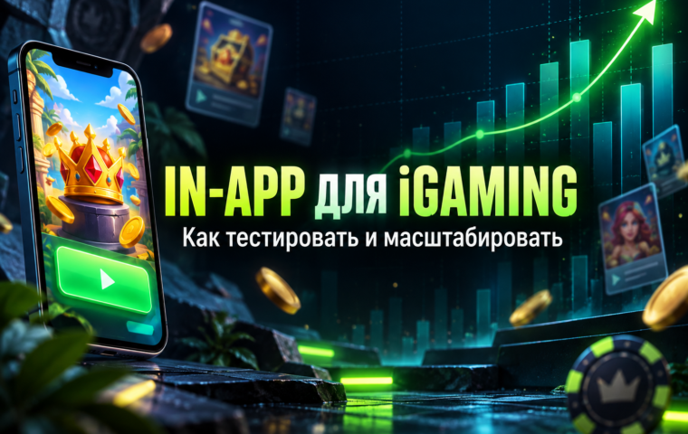 In-App для iGaming: как выбрать источник трафика, протестировать приложение и выйти на масштабирование